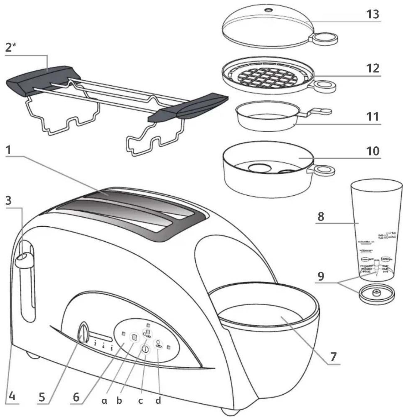 TEFAL Toast'N Egg TT5501 - Förvaring och unterhäll - 8
