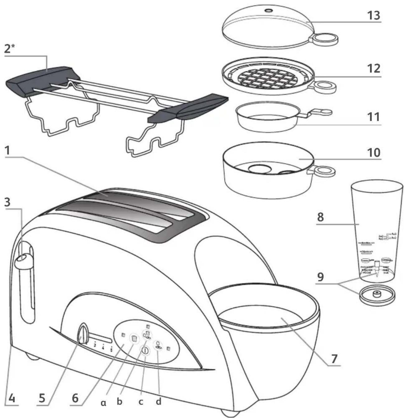 TEFAL Toast'N Egg TT5501 - Opbergen en onderhoud - 8