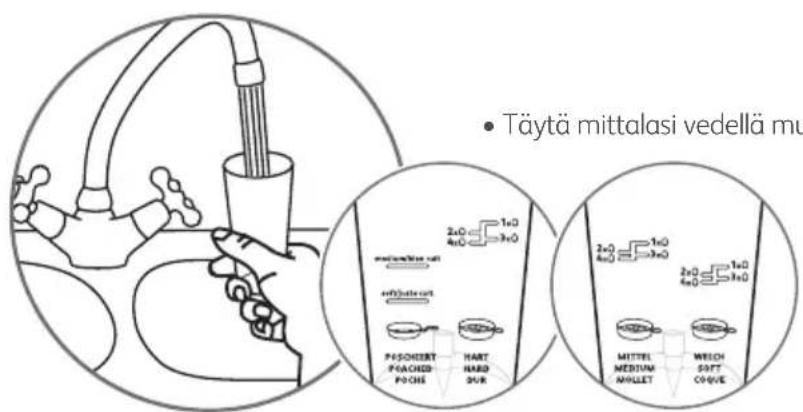 TEFAL Toast'N Egg TT5501 - vaihe: munat ja esikypennetyt ruoat - 1