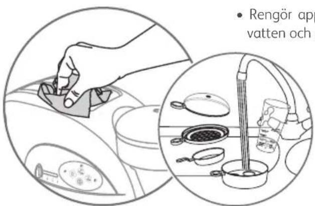 TEFAL Toast'N Egg TT5501 - Färe den Forsta användningen - 2