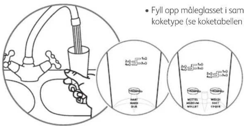 TEFAL Toast'N Egg TT5501 - A1) For à lage hardkokte,lett bløtkokte eller bløtkokte egg - 1