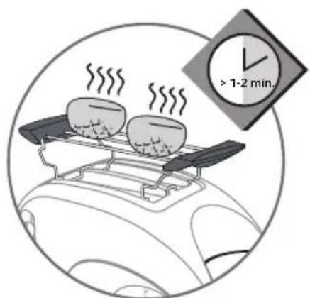TEFAL Toast'N Egg TT5501 - Aufwärmen von Croissants, Brötchen, Feingebäck - 10