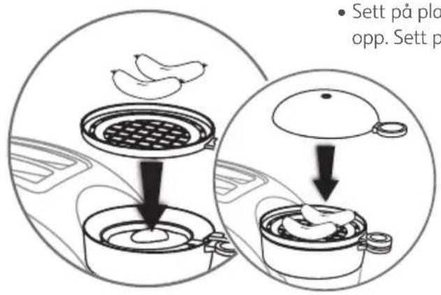 TEFAL Toast'N Egg TT5501 - trinn: forhåndskokte/stekte matvarer - 7