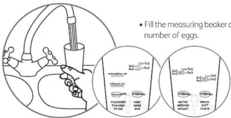 TEFAL Toast'N Egg TT5501 - 1st stage: eggs and pre-cooked dishes - 1