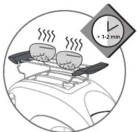 TEFAL Toast'N Egg TT5501 - Croissantien, sAMPyloiden ja makeiden leivonnaisten lammitys - 6