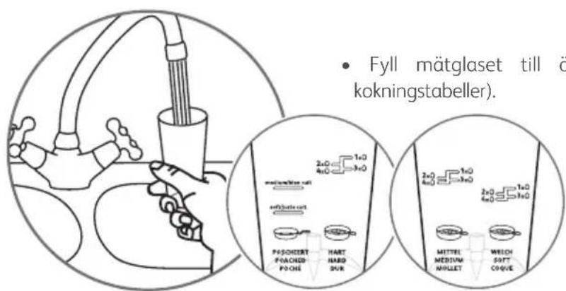 TEFAL Toast'N Egg TT5501 - Etapp 1: agg och forkokta livsmedel - 1