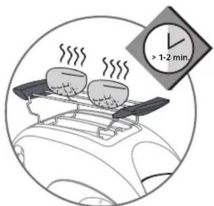 TEFAL Toast'N Egg TT5501 - Uppvärmning av croissanter, smäfranska och wienerbröd - 9