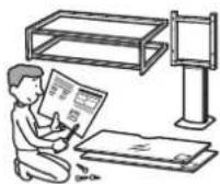 SONY SUFL61 - Be sure to assemble the TV Stand securely following the instructions. - 1