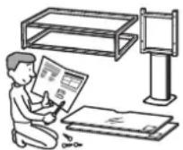 SONY SUFL61 - Veillez à monter le support TV correctement en suivant les instructions. - 1