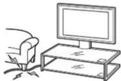 SONY SUFL61 - Do not allow the AC power cord or the connecting cable to be pinched. - 1