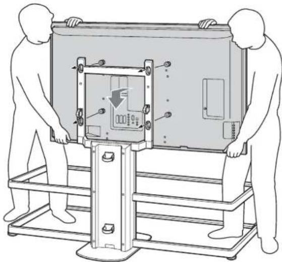 SONY SUFL61 - Attach the TV to the TV Stand. - 1