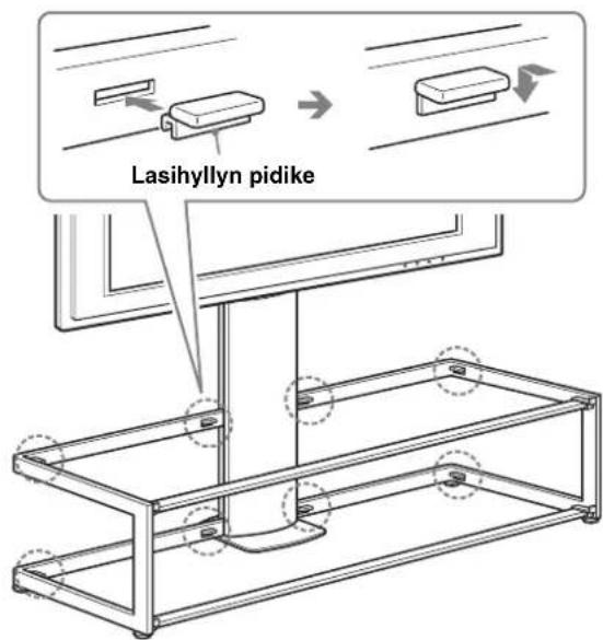 SONY SUFL61 - Kiinnitä lasihyllyt - 1