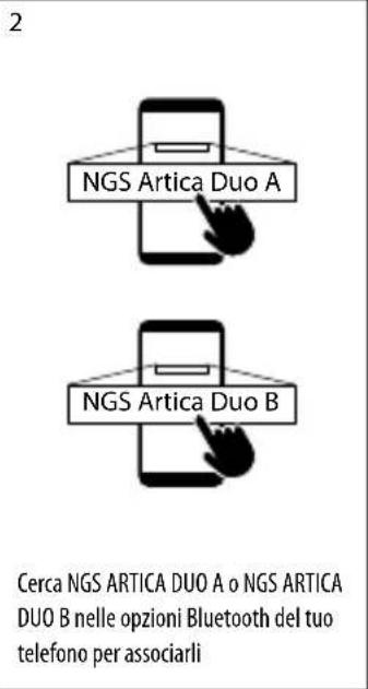 NGS Artica DUO - APPAIARE LE CUFFIE CON LE PERIFERICHE DEL BLUETOOTH - 2