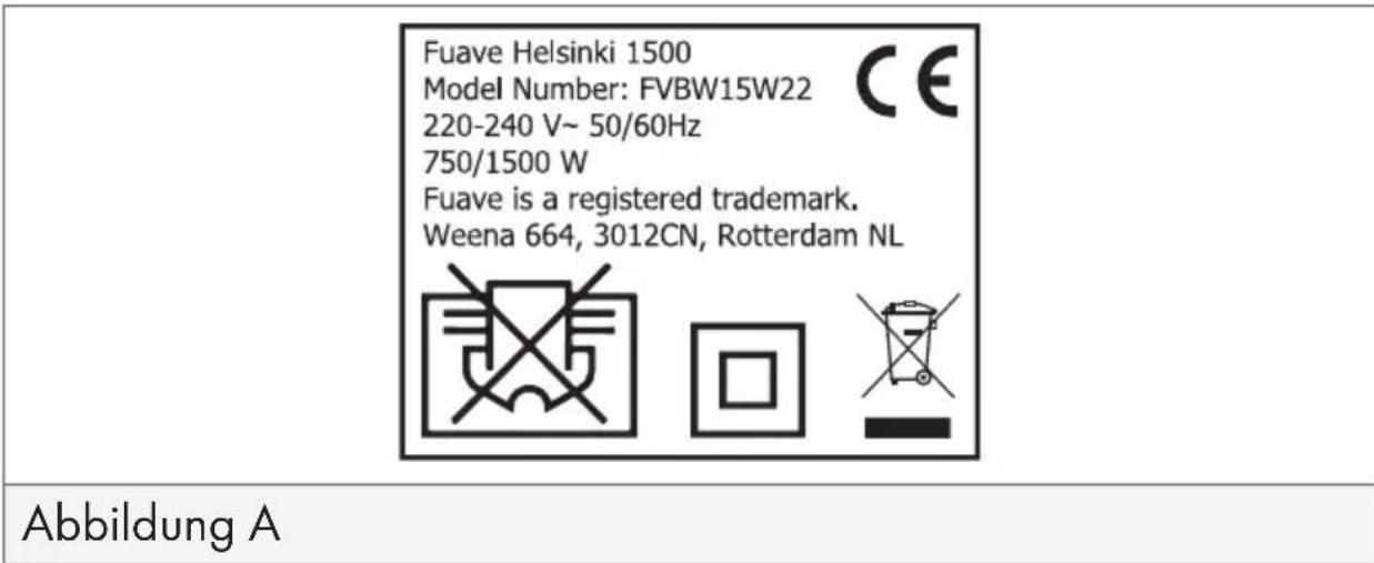 Fuave Helsinki 1500 - Typenschild - 1