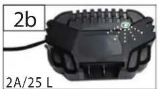 Güde 1.5 Ah18 AP - 25,2 V - 0,9A/25 L; 2A/25 L - 6