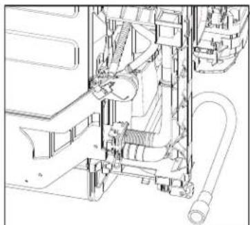 KENMORE Elite 2214862 - Raccordement du tuyau de vidange - 2
