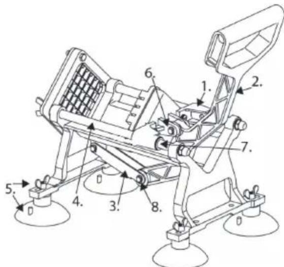 Hendi 630402 - Parti dell'affettatrice di patate - 1