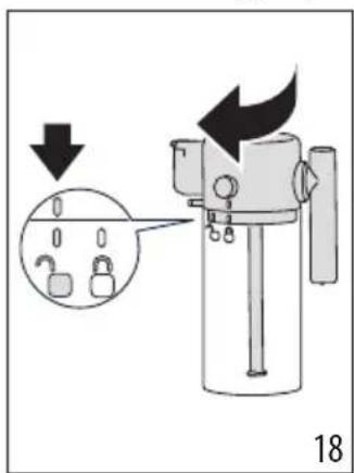 DELONGHI Magnifica Evo Automatic ECAM290.83.TB - Filling and attaching the milk carafe - 1