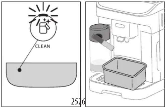 DELONGHI Magnifica Evo Automatic ECAM290.83.TB - Nettoyage de la carafe à lait après chaque utilisation - 1