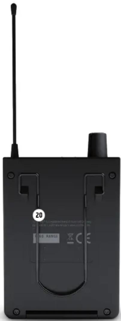 LD Systems U304.7 - GURTELCLIP - 1