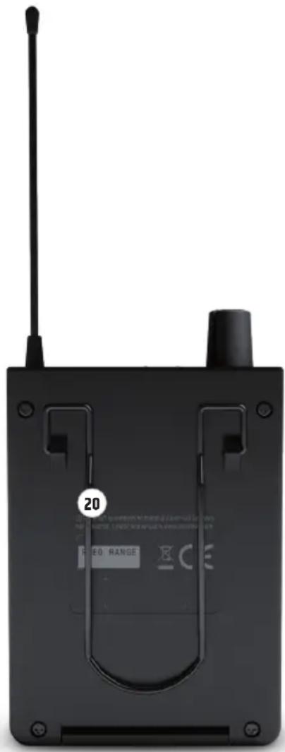 LD Systems U304.7 - BELTCLIP - 1