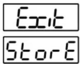 Kern 440 - Mémoriser/Quitter et quitter le menu - 2