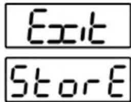 Kern 440 - Save/reject and exit the menu - 2
