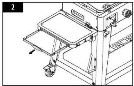 Pit Boss PB5BGD2 - UTILISANT LE SUPPORT DE SAC DE POUBELLE - 1