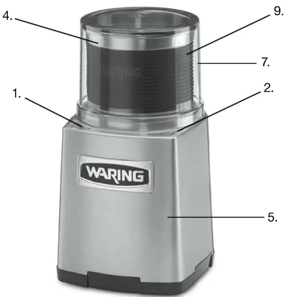 Waring Commercial WSG60 - PARTS - 1