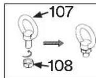 Skandika Nemo IV - Assembly of the metal hooks - 2