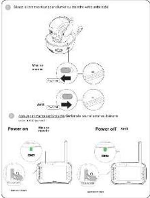 ALECTO DVM200M - Allumer ou éteindre le moniteur bébé - 1