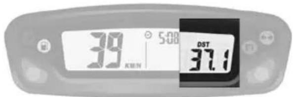 Sherco 250 SE (2023) - Funktion SPD Momentangeschwindigkeit (Displays 1 und 2): - 3