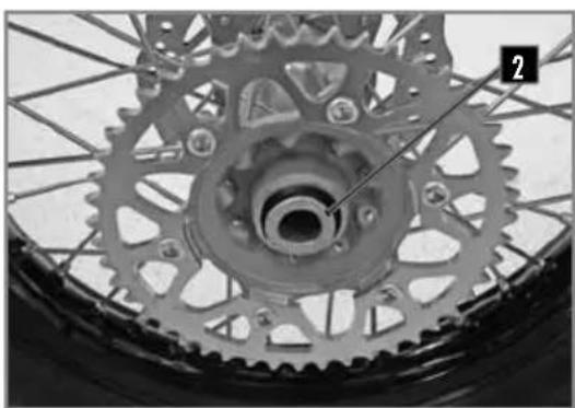 Sherco 250 SE (2023) - REINSTALLING THE REAR WHEEL - 2