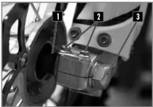 Sherco 250 SE (2023) - IEDEREINBAU DES VORDERRADS - 1