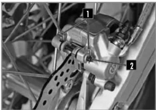 Sherco 250 SE (2023) - SUSTITUCIÓN DE LAS PASTILLAS DE FRENO DELANTERO Y TRASERO - 1