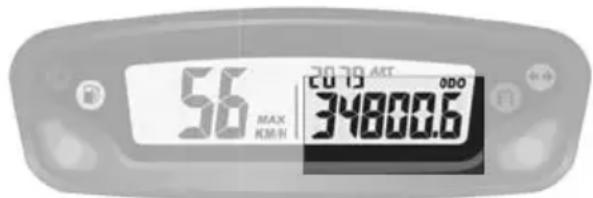 Sherco 250 SE (2023) - Funktion DST2 Tageskilometer (Display 2) - 2