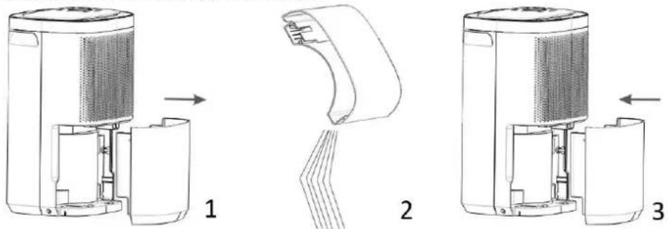 Emerio DH126050.1 - Svuotamento del serbatoio dell'acqua - 1