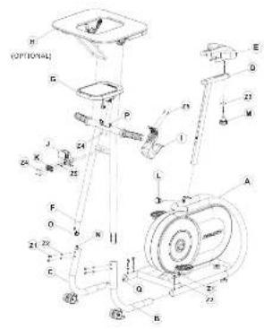 Horizon Fitness Citta BT5.1 - OPTIONAL ACCESSORIES ASSEMBLY - 15