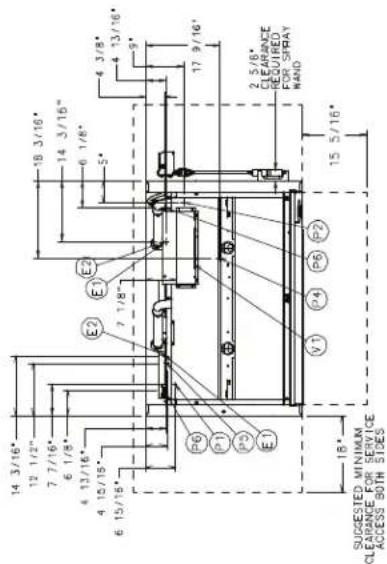 Hobart PW10ER1 - Plumbing connections are simply with appliable security, safety and plumbing orders. Drain and fill line configurations very, some methods are shown as this dressing. - 1