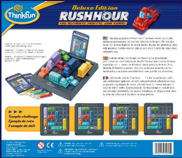ThinkFun Rush Hour Deluxe Edition - 1