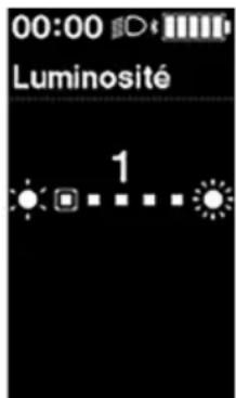 SHIMANO SCE6100 - Réglage de la luminosité de l'écran [luminosité] - 1