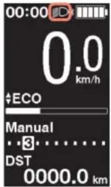 SHIMANO SCE6100 - Allumage/extinction de l'éclairage - 2