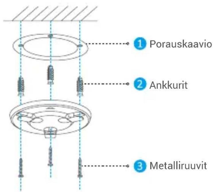 EZVIZ C6N 4MP - Asenna pohja - 2