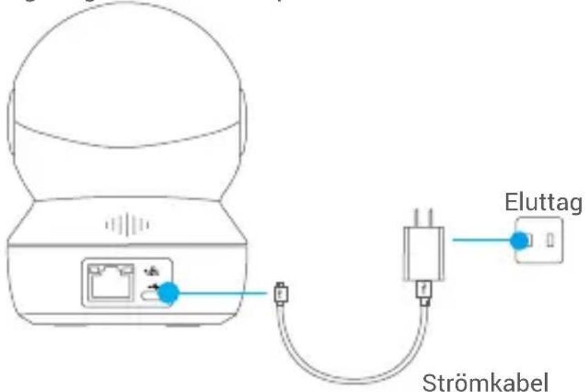 EZVIZ C6N 4MP - Slå på strömmen - 1
