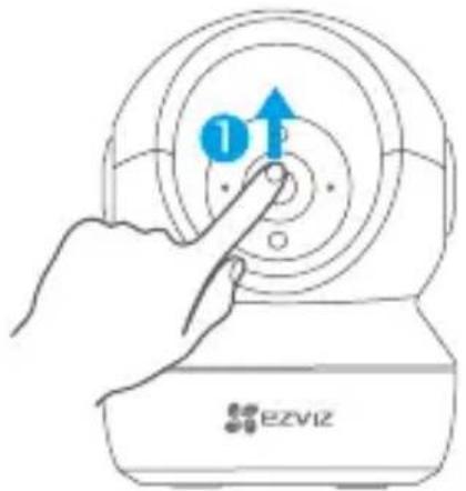 EZVIZ C6N 4MP - Installazione della schedamicroSD (opzionale) - 1
