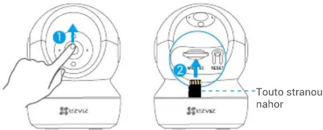EZVIZ C6N 4MP - Instalácia karty Micro SD (volitelné) - 1