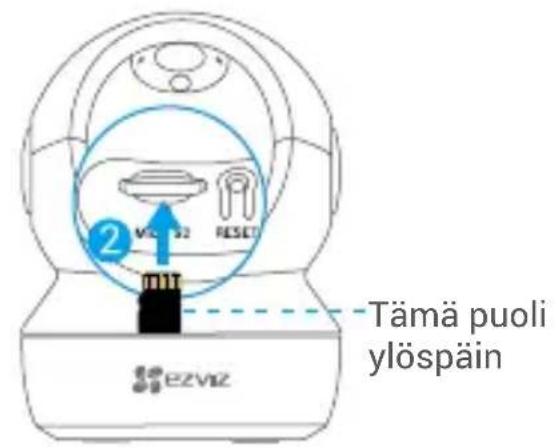 EZVIZ C6N 4MP - Aseta Micro SD -kortti (valinnainen) - 2