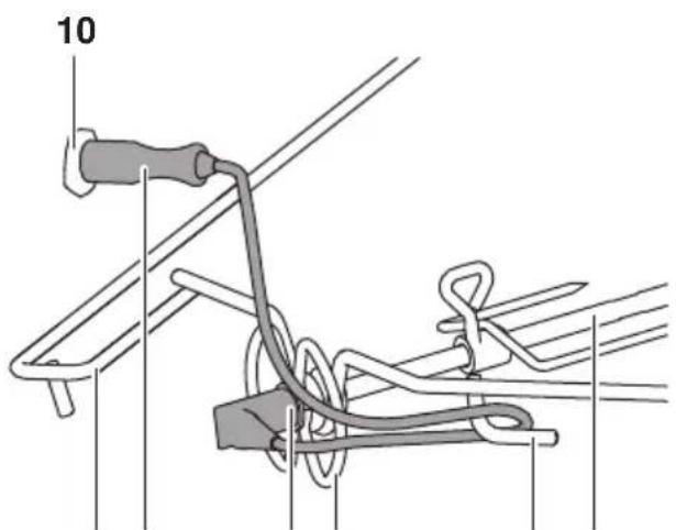 V-ZUG Combair V6000 60P - 旋转式烤肉铁杆 - 3