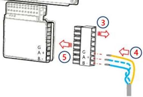 SolarEdge SE120KRW08IBNM4 - Branchement RS485 de plusieurs onduleurs - 4