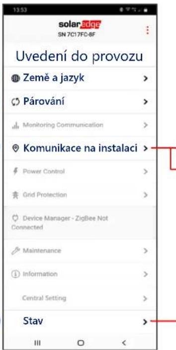 SolarEdge SE120KRW08IBNM4 - Uvedeni primárního měnicié do provozu - 3